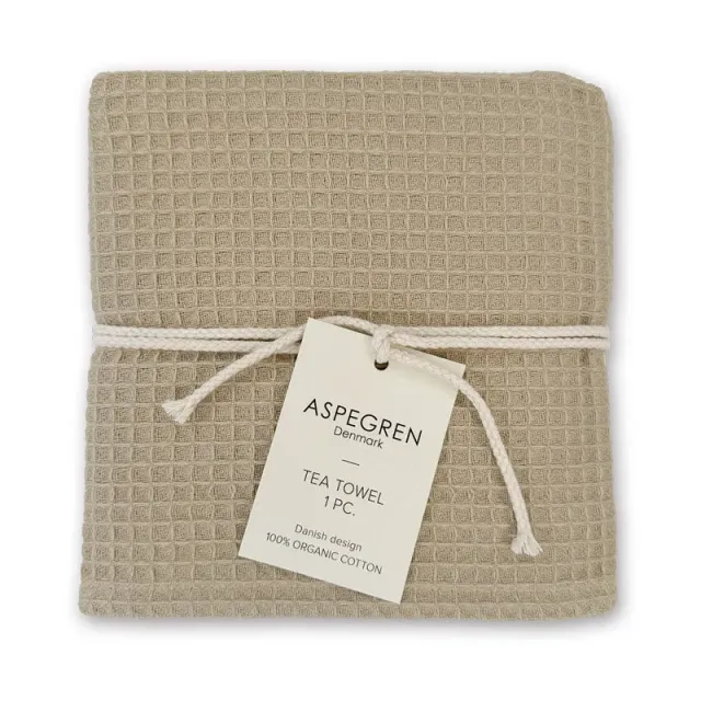 Aspegren North kjøkkenhåndkle khaki 50 x 70 cm økologisk