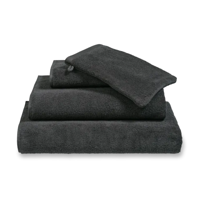 Vandyck Verona Plain håndkle off black 60x110 bomull
