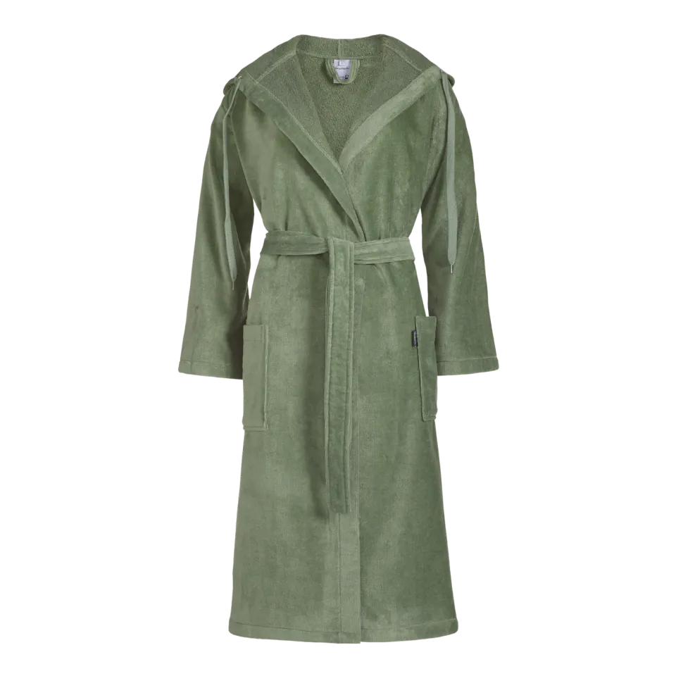 Vandyck Rio badekåpe olive large lang hette