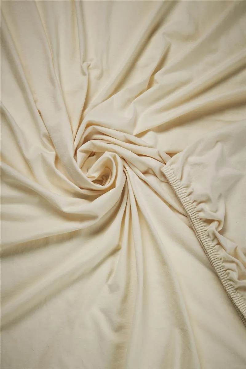 Beddinghouse Jersey topperlaken 90x200-220 naturel jersey