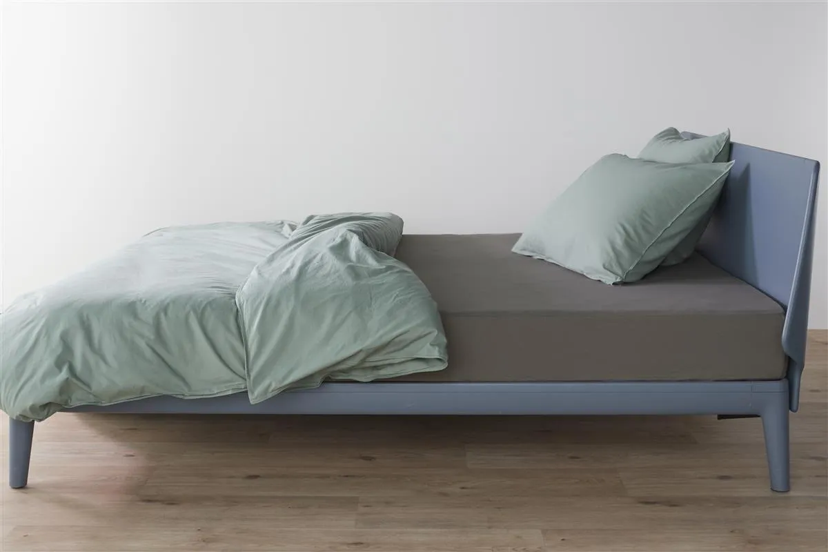 Beddinghouse topplaken jersey taupe 140x200 bomull
