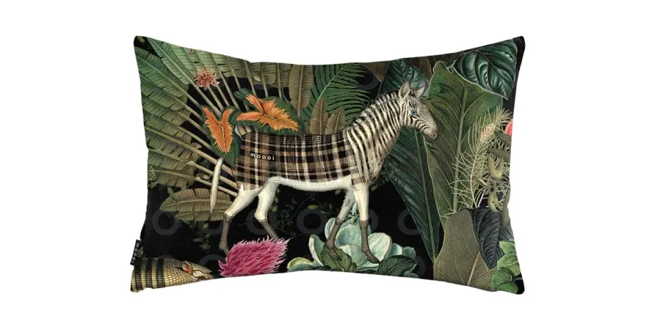Moooi Menagerie Raven pyntepute 40x60 bomullssateng