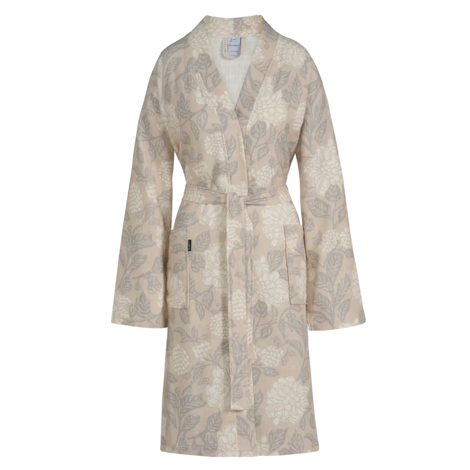 Vandyck Marly badekåpe linen bomull med lommer