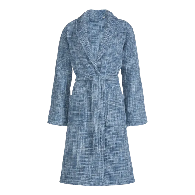 Vandyck Portland badekåpe Large vintage blue bomull