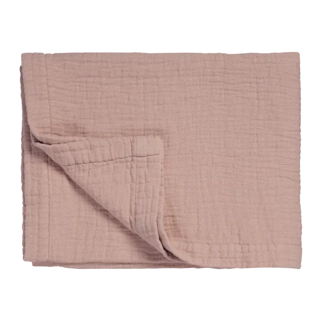 Vandyck Pure 68 sengeteppe 160x250 blush bomull