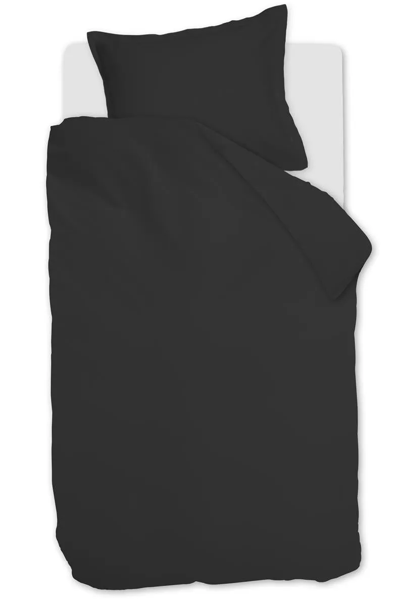 Beddinghouse Satin Uni dynetrekk svart 140x200 sateng