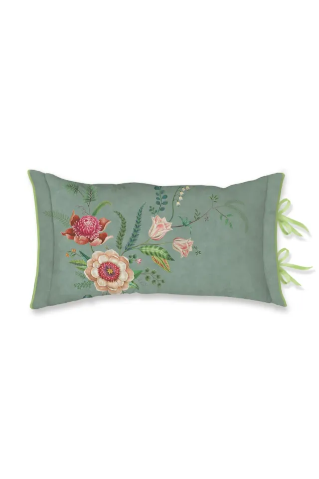 Pip Studio Everbloom pyntepute 35x60 grønn bomull