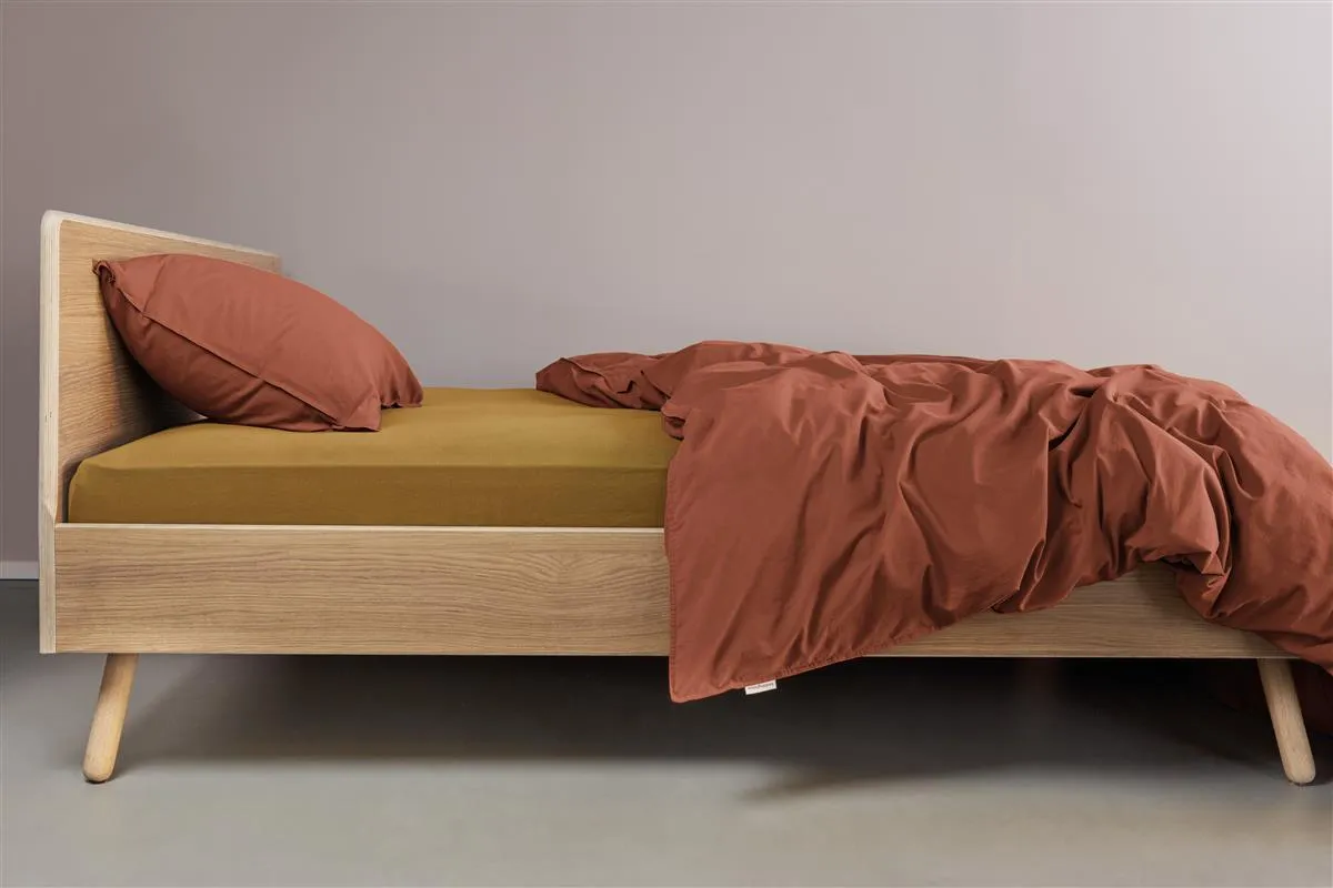 Beddinghouse Jersey topplaken 90x200 gul bomull