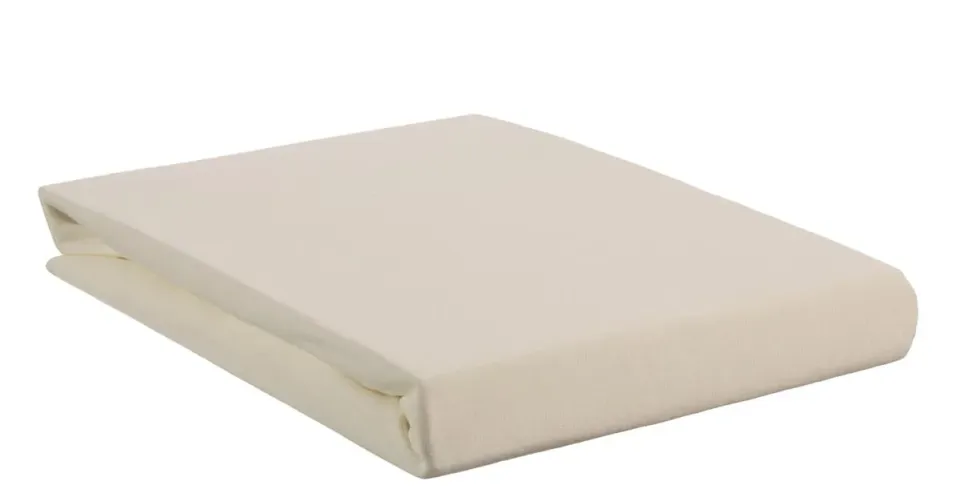 Beddinghouse Jersey Stretch laken 90x200 offwhite bomull