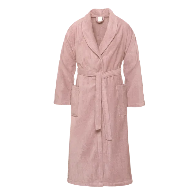 Vandyck Prestige Uni badekåpe Medium sepia pink bomull