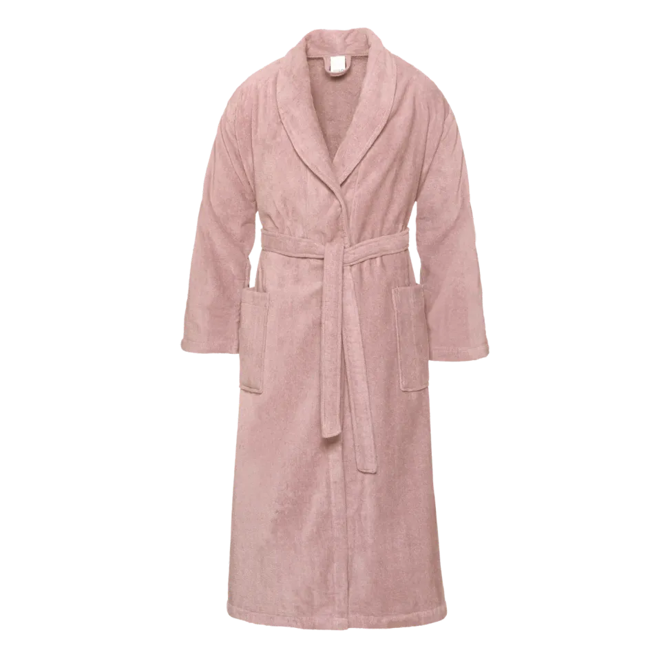Vandyck Prestige Uni badekåpe Medium sepia pink bomull