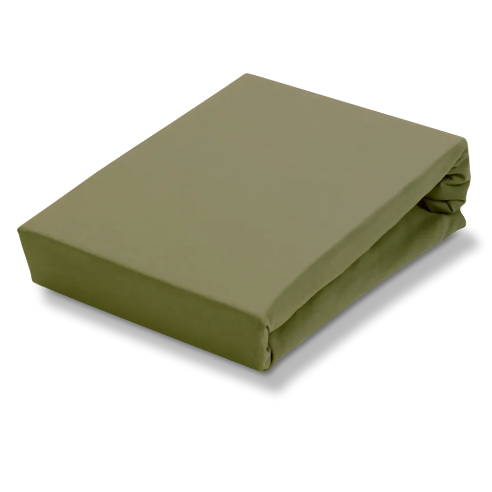 Vandyck Jersey Supreme laken martini olive stretch bomull