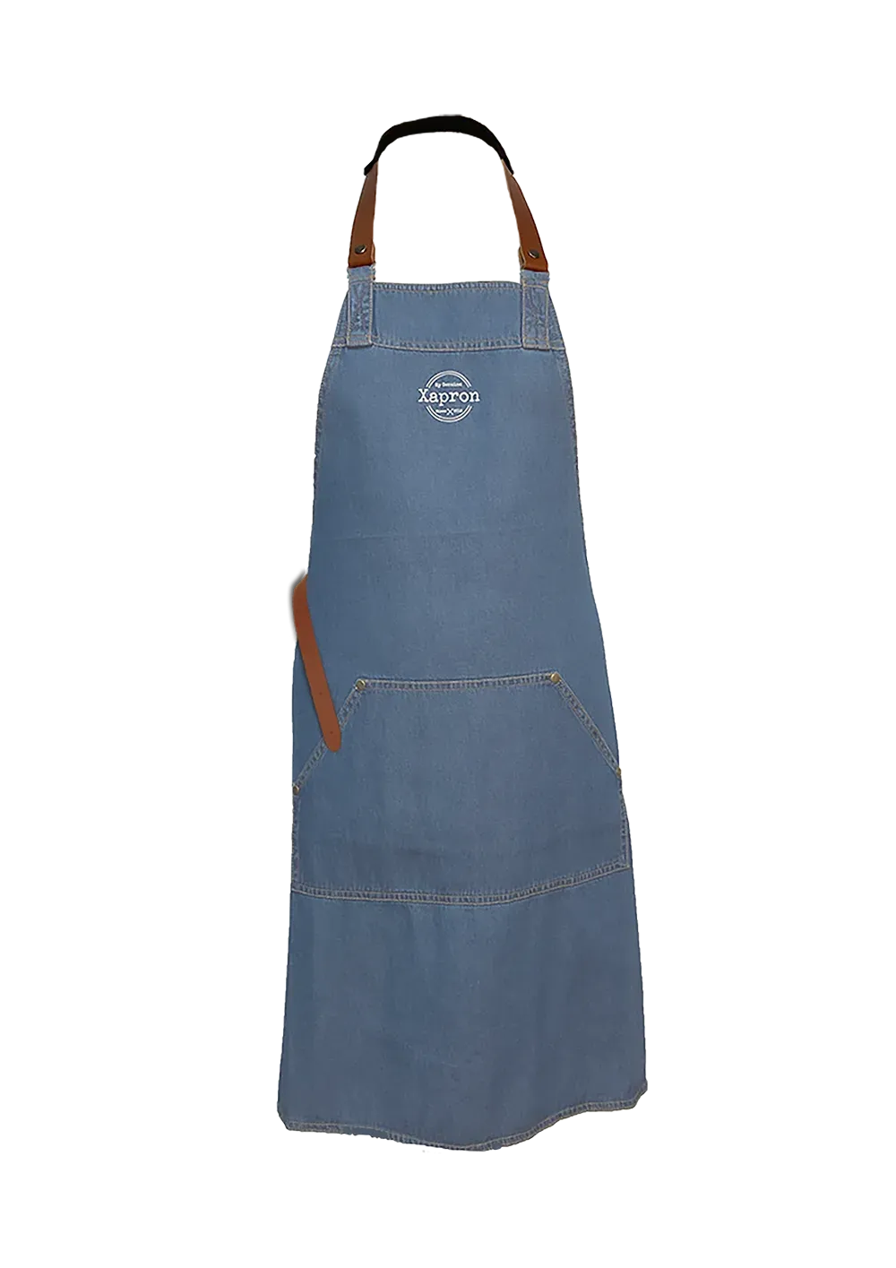 Xapron Arizona denimforkle 87 cm resirkulert bomull