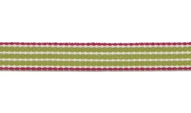 Aspegren Denmark Ribbon on Board pyntebånd stripe grønn 1cm 3m