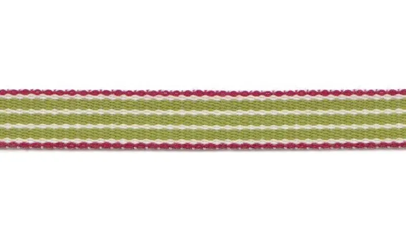 Aspegren Denmark Ribbon on Board pyntebånd stripe grønn 1cm 3m