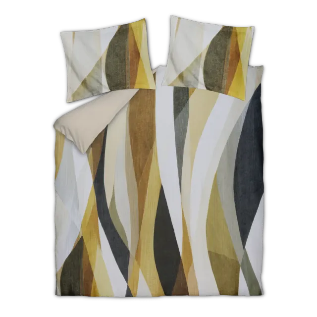 Vandyck Greenmotion dynetrekk 140x200 sage green sateng