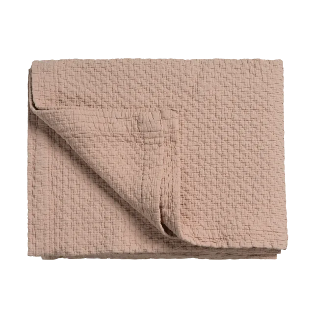 Vandyck Pure 82 sengeteppe 180x260 blush bomull