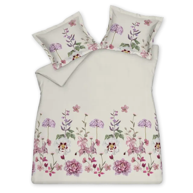 Vandyck Violet Garden dynetrekk offwhite 240x200 blomstret
