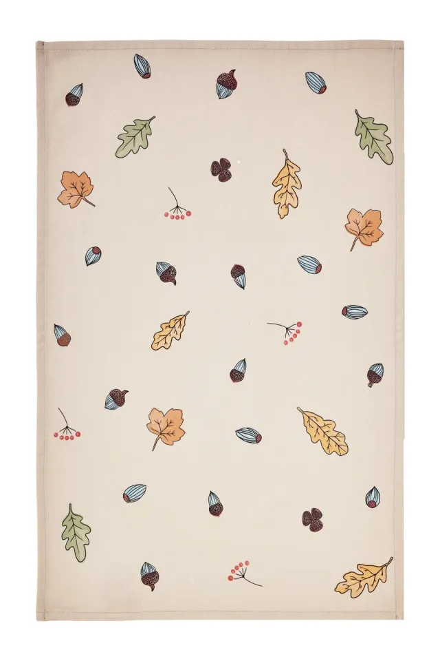 Coucke Autumn Charms kjøkkenhåndkle beige 50x75 bomull