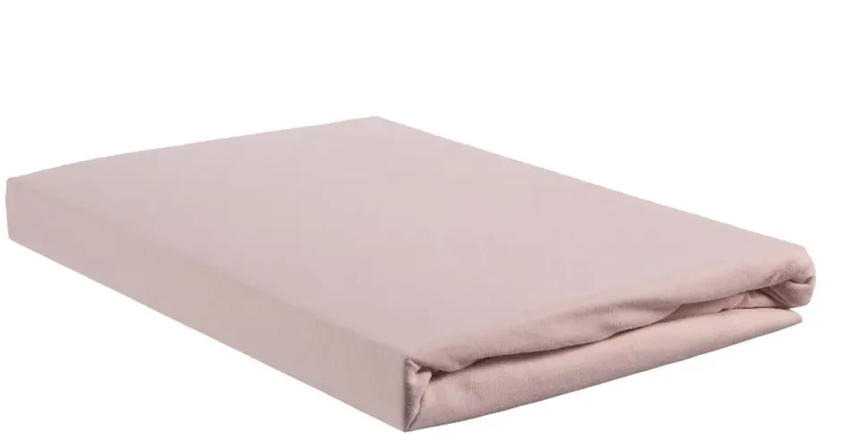 Beddinghouse Jersey splittopplaken 160x200 lys rosa