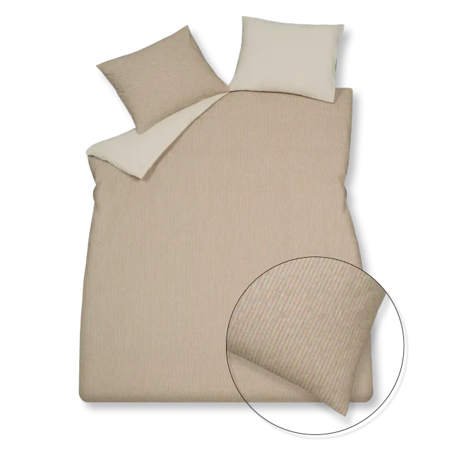 Vandyck Home Trento sengesett rusty brown flanell
