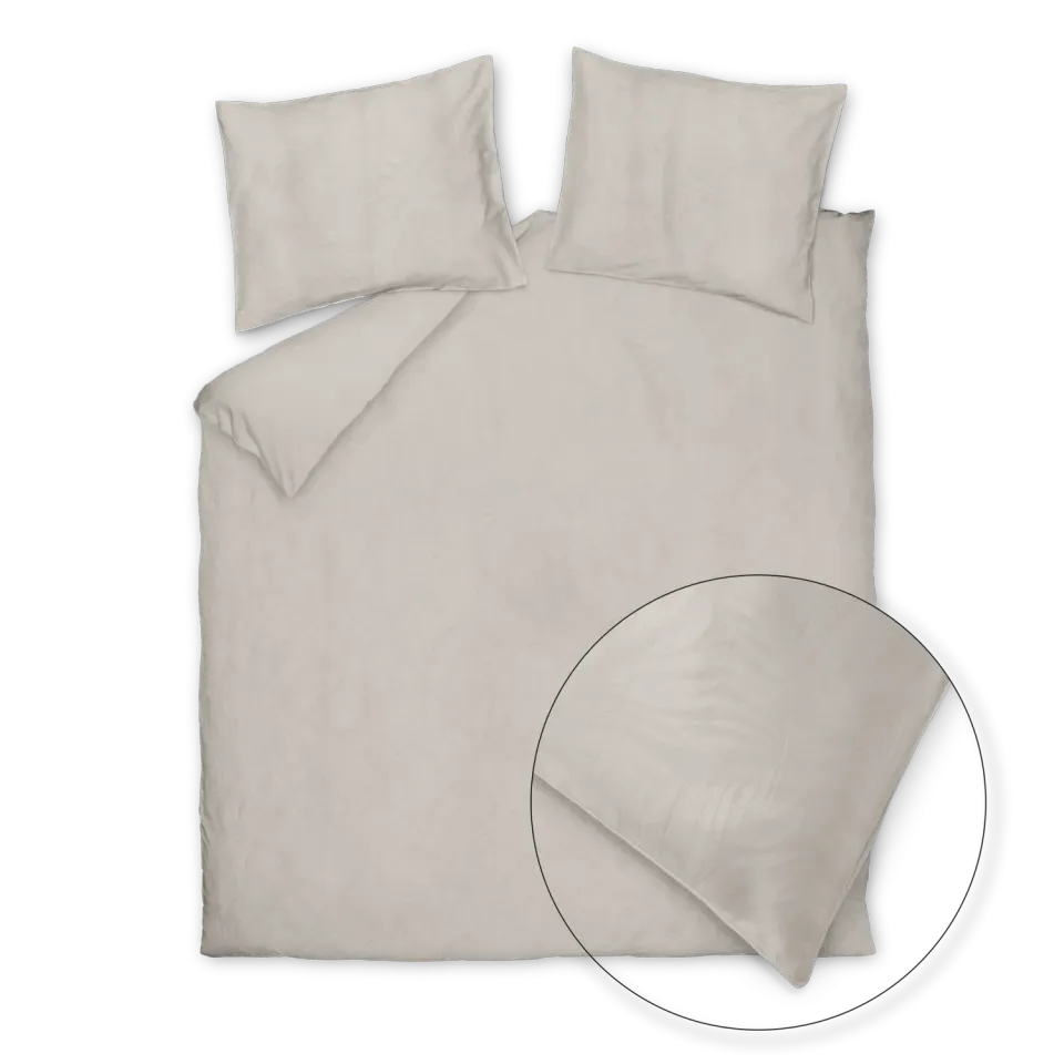 Vandyck Purity Alba XL dynetrekksett linen 260x240 jacquard