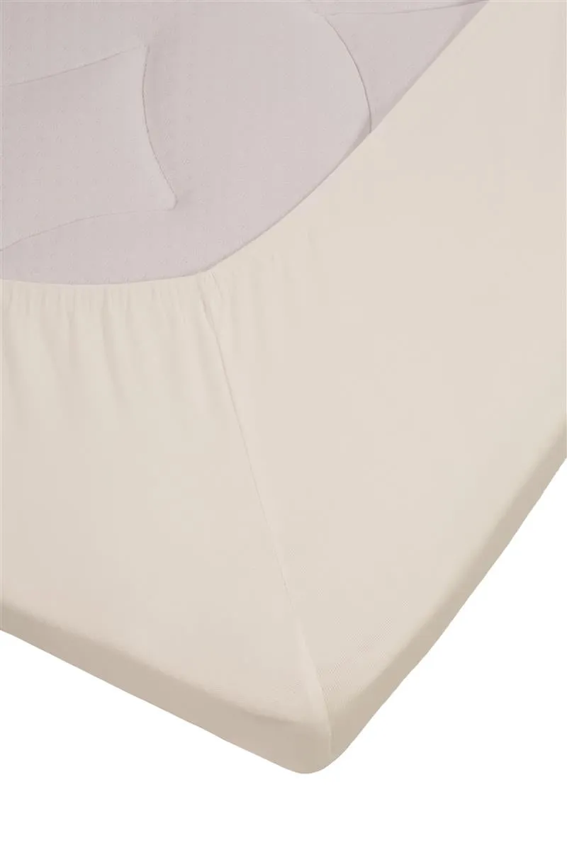 Beddinghouse topperlaken 100x200 offwhite jersey stretch