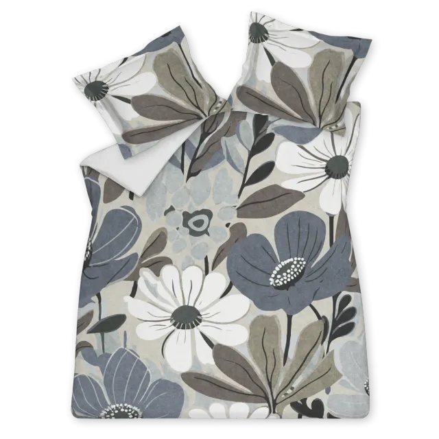 Vandyck Blue Lagoon dynetrekksett oceanview blomster