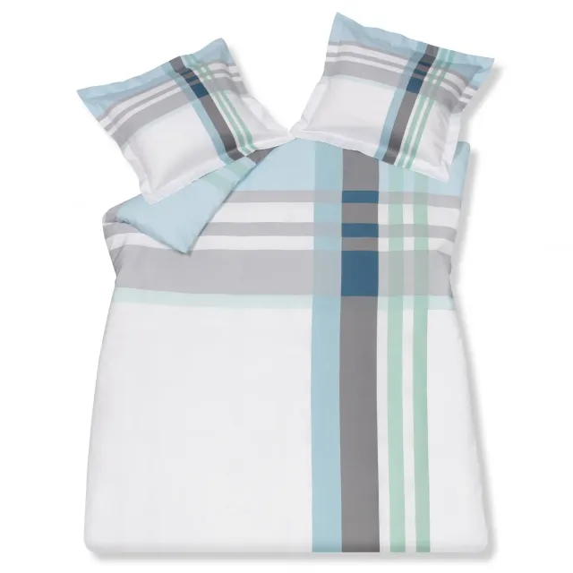 Vandyck Meadow dynetrekksett ocean blue 200x200 sateng