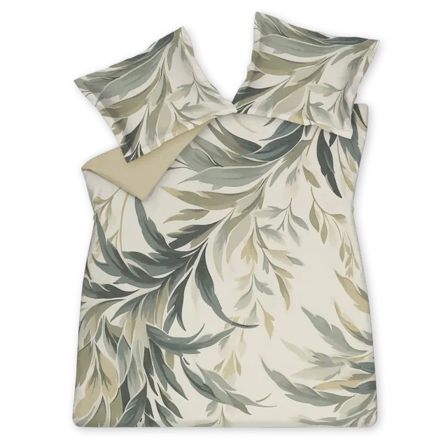 Vandyck Eldar Garden dynetrekksett 200x200 thyme sateng