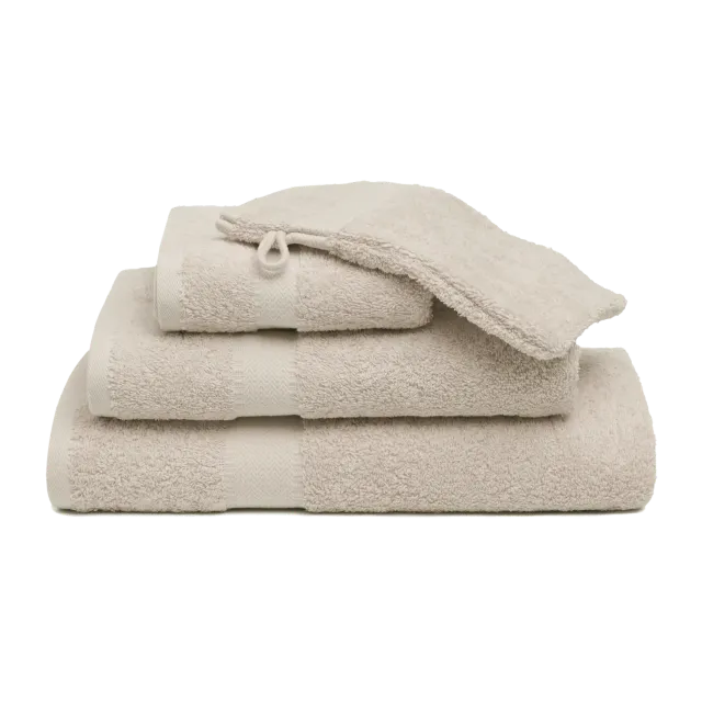 Vandyck Prestige Plain vaskehanske 16x22 stone myk bomull
