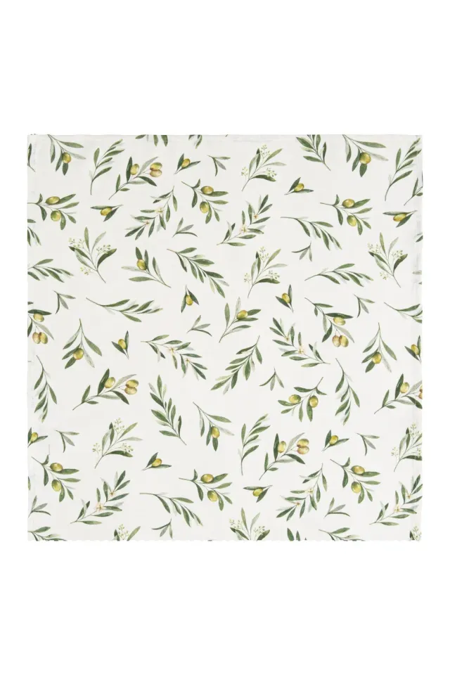Coucke Olive servietter grønn 45x45 cm 6-pk lin/bomull