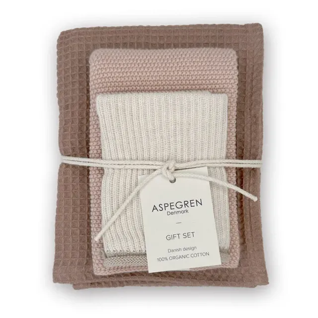 Aspegren Denmark Køkken Gavesæt Mocha Mousse kjøkkensett 3-pk brun