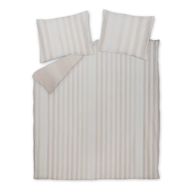 Vandyck Home Brenta dynetrekksett blush enkelt flanell