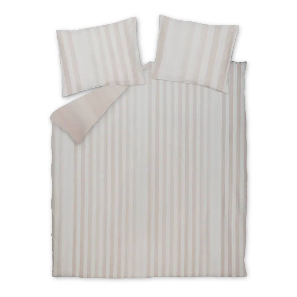 Vandyck Home Brenta dynetrekksett blush enkelt flanell