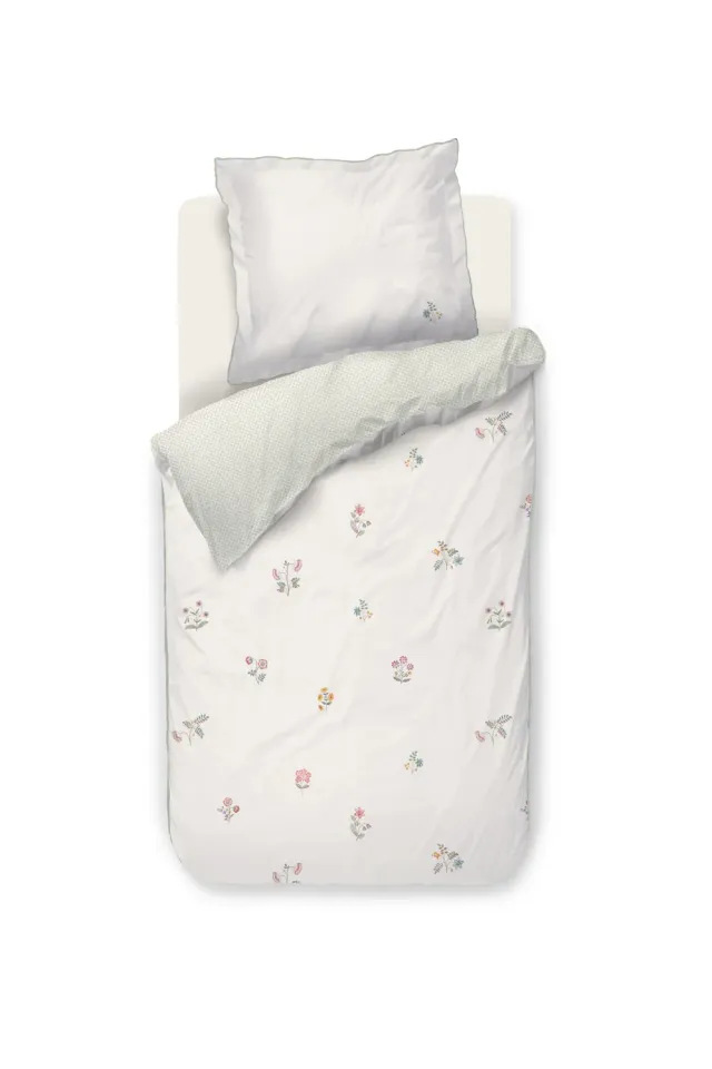 Pip Studio Mughal Flower dynetrekk 140x200 offwhite