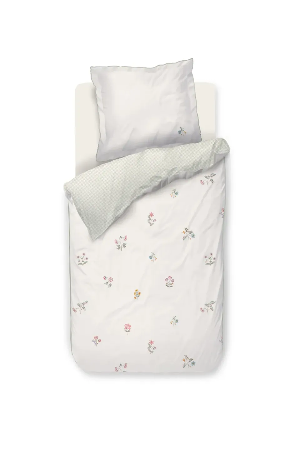 Pip Studio Mughal Flower dynetrekk 140x200 offwhite
