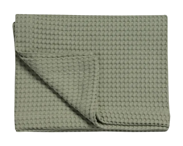 Vandyck Home Pique sengeteppe 160x250 lys oliven bomull