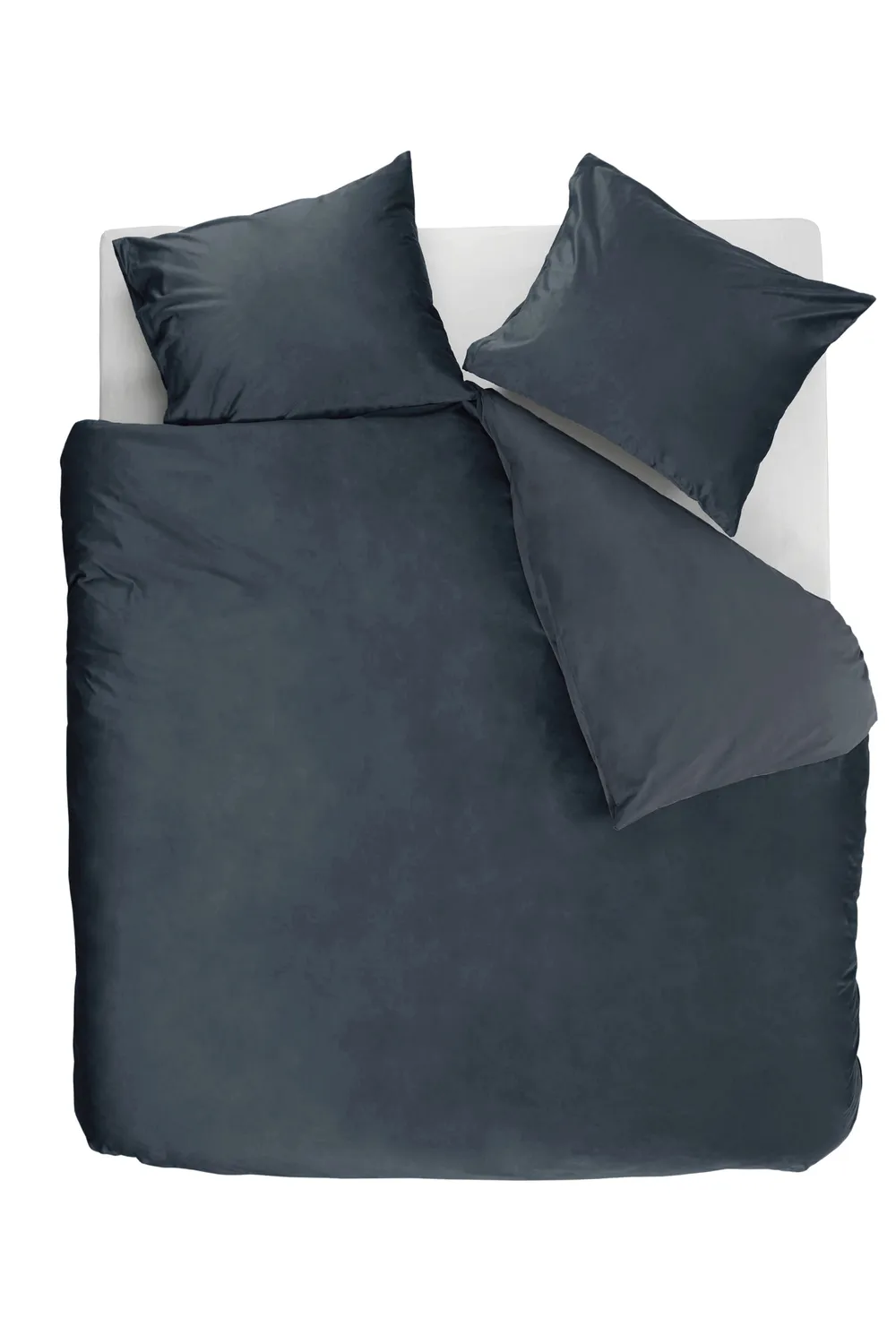 Ambiante Velvety dynetrekk 140x200 blått fløyel