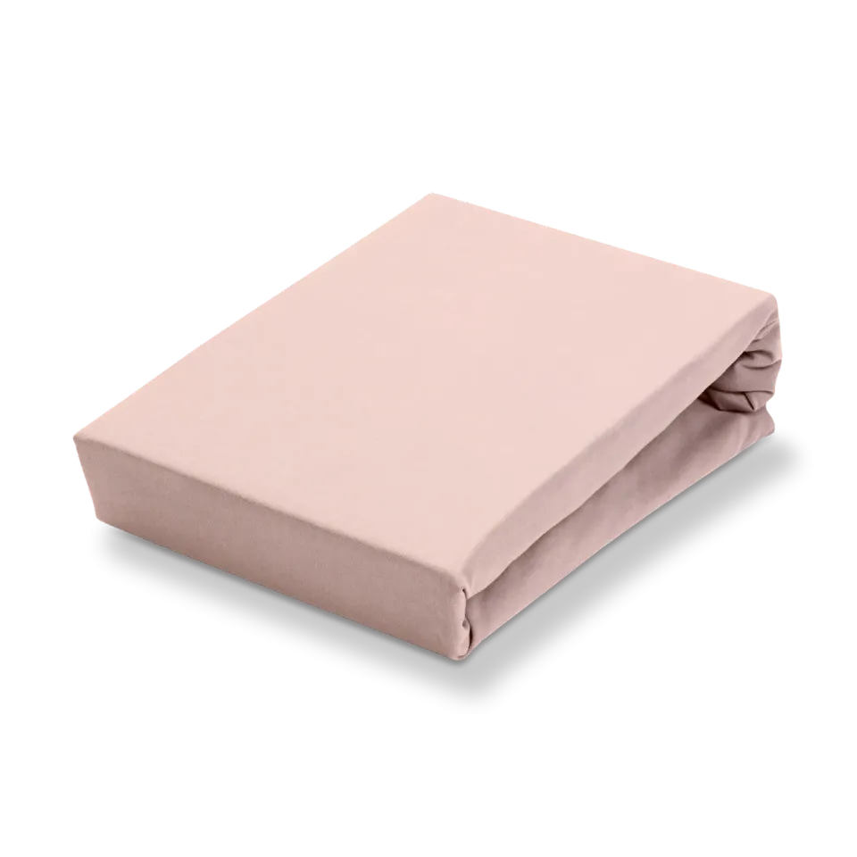 Vandyck Jersey Supreme splitlaken sepia pink 140-160x200 bomull