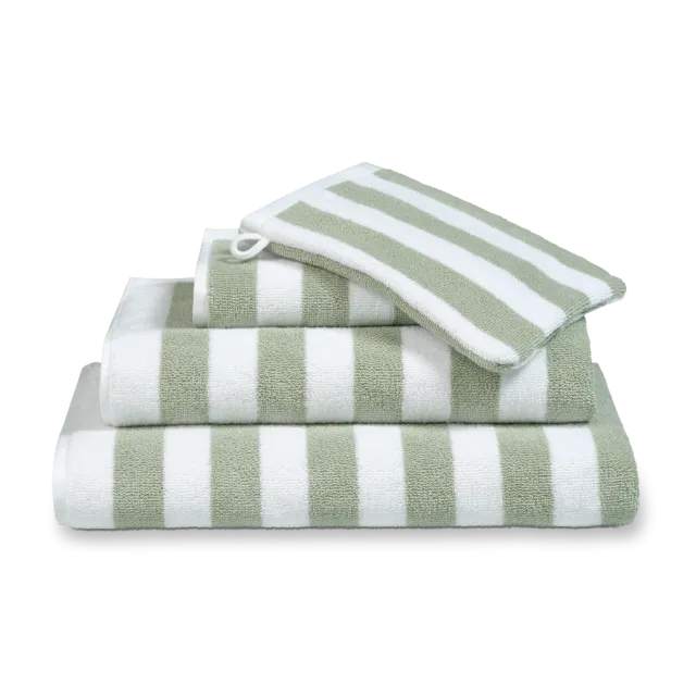 Vandyck Verona Stripes håndkle 60x110 smoke green