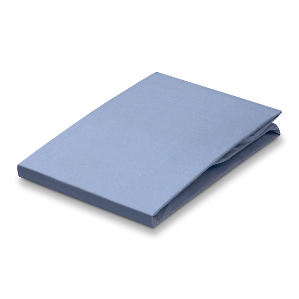 Vandyck Percale lakensett 270x270 kreta blue