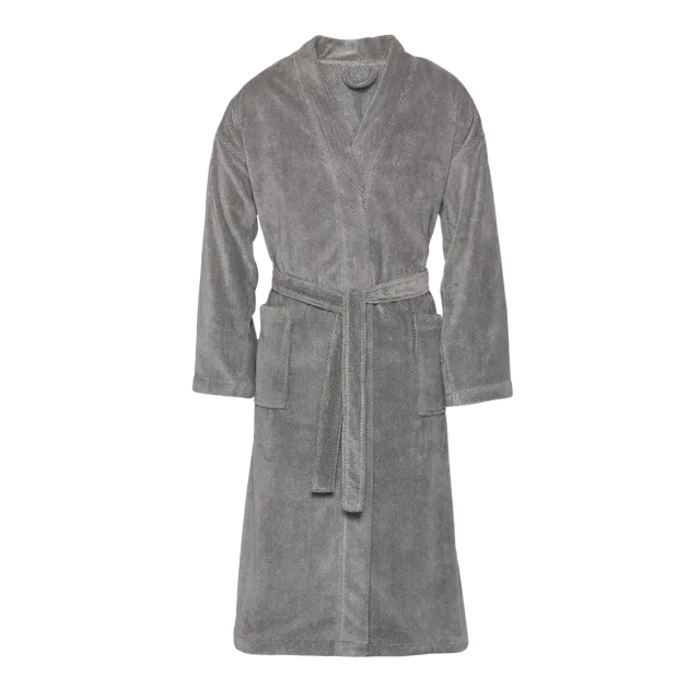 Vandyck Kyoto badekåpe grey kimono økologisk bomull