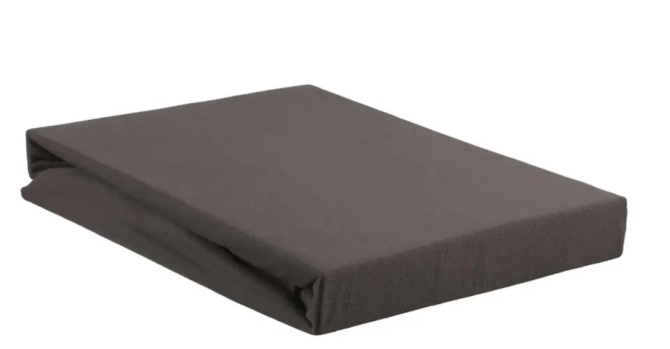 Beddinghouse Jersey splittopplaken antrasitt 140x200 cm bomull