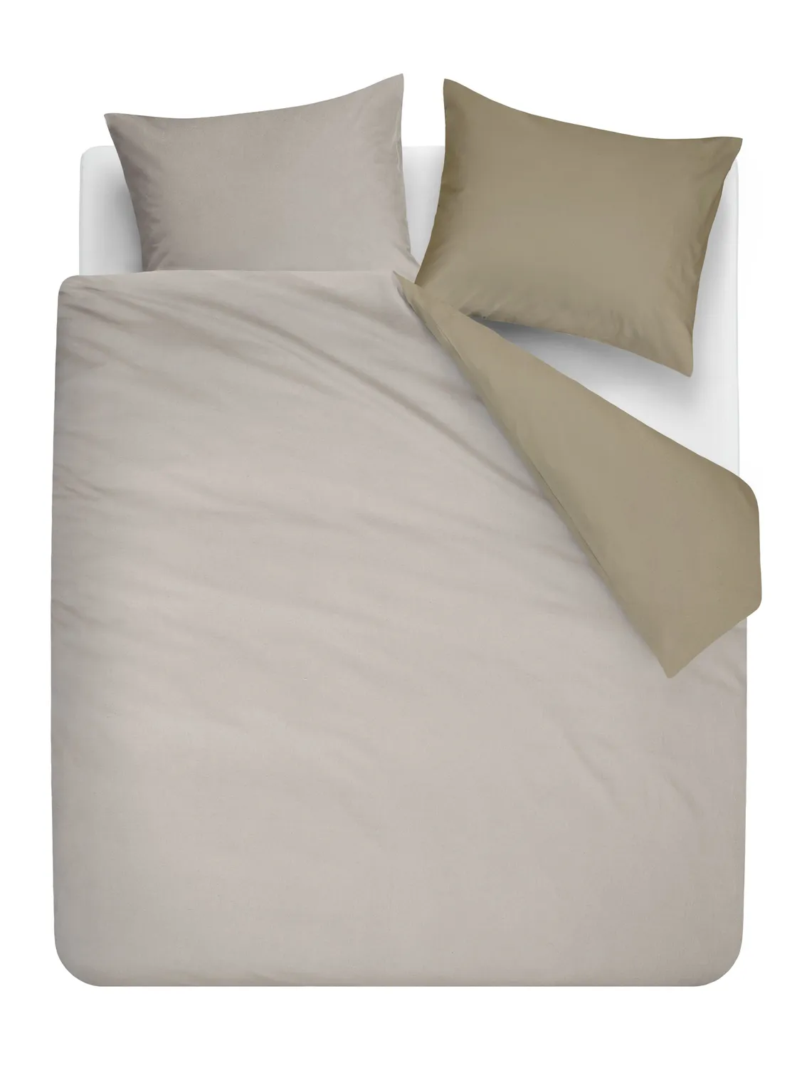 Beddinghouse Warm dynetrekk 140x200 sand flanell