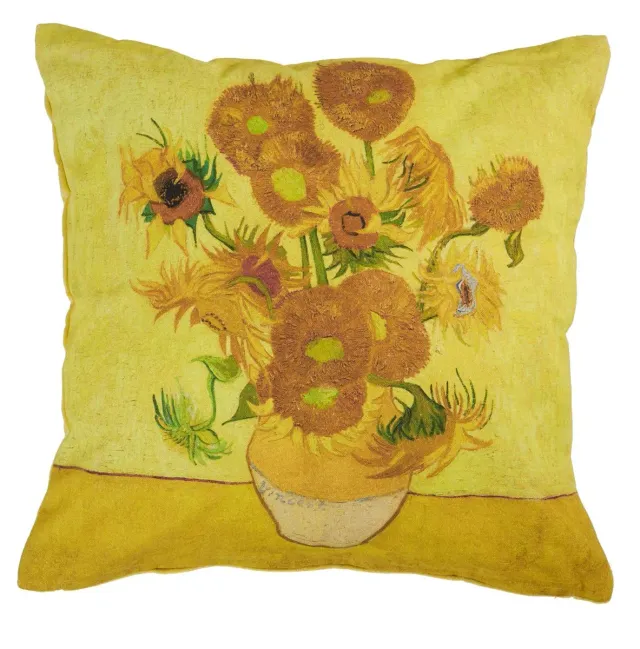 Beddinghouse Van Gogh Sunflower pyntepute 45x45 gul