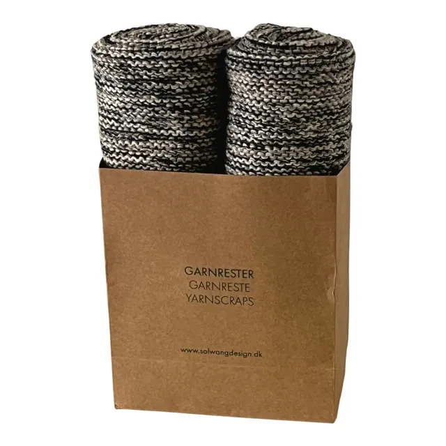 Solwang Design Grå mix karklut restegarn OEKO-TEX