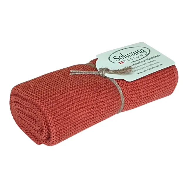 Solwang Design Terrakotta håndkle 1-pk terrakotta strikket