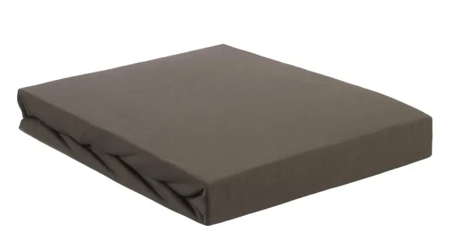 Beddinghouse Jersey Stretch splittopplaken 160x200 varm grå