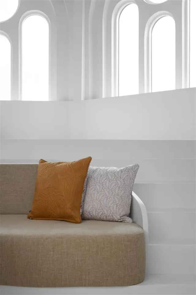 Moooi Woodblock Beetle pyntepute 50x50 lyslilla fløyel